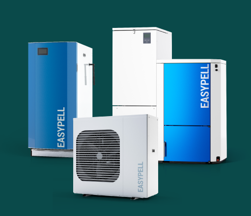 Apercu de la gamme solution de chauffage Easypell